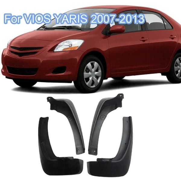 4 stk. universelle stænkskærme til VIOS / YARIS / / BELTA Sedan 2007-2013