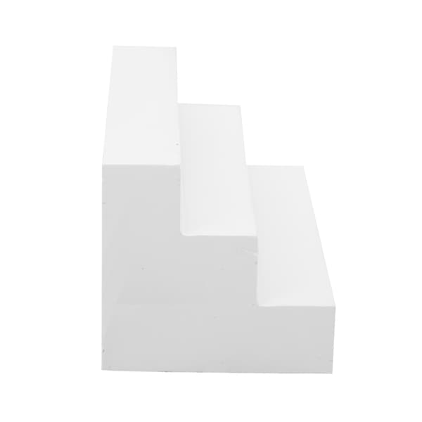 1:12 Dukkehus Miniature Simuleret Dørtrin Trappe DIY Mini Model Legetøj Tilbehør Hvid Hvide Trin