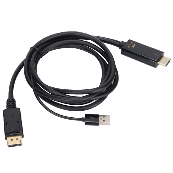 HD Multimedia Interface til Displayport-konverterkabel 4K han til hun forlængerkabel til PS4 PC