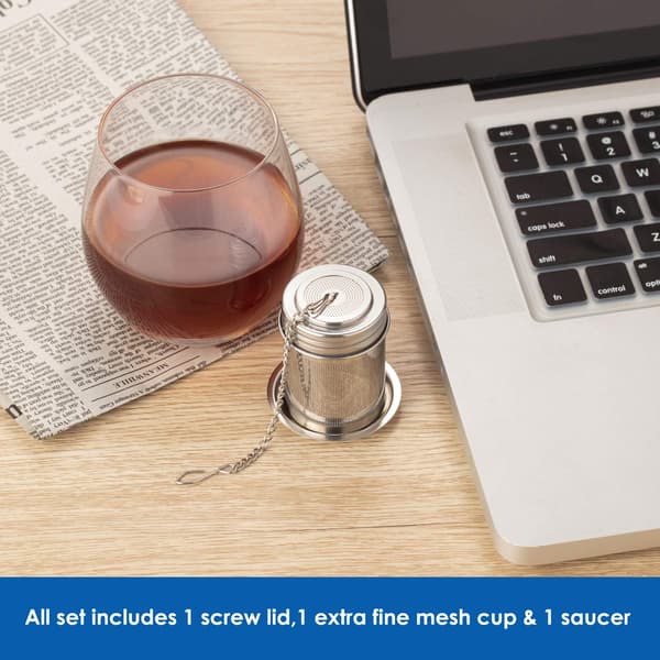 2 te-infusere, kogende te-infusere, udstyret med ultrafint net