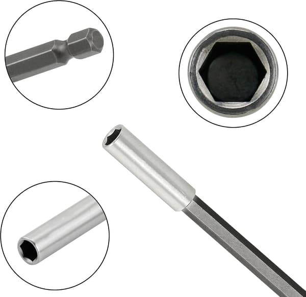 Magnetisk forlengelsesstang for elektrisk borbitsforlengelsesholder 1/