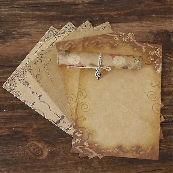 1 Set Antique Stationery A5 Kraft Stationery Kit For InvitationsP20211224846