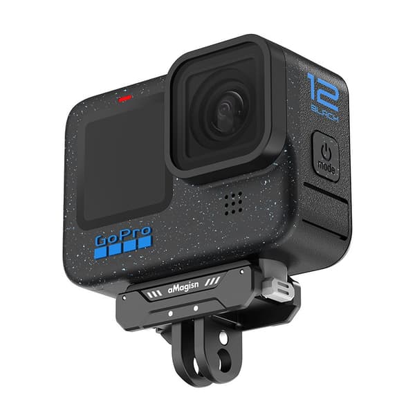 GoPro Quick Release Kit in Aluminum for Hero 12/11/10/9/8/11Mini/MAX - Secure and Quick Release for Your Action Camera