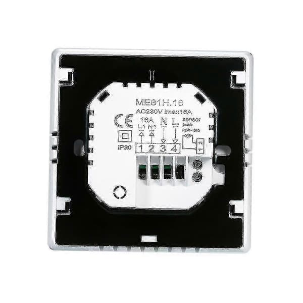 Wi-Fi Smart Termostat Digital Temperaturregulator Tuya App-kontrol LCD-display Touchscreen Ugentlig Programmerbar Elektrisk Gulvvarme Termostat Til