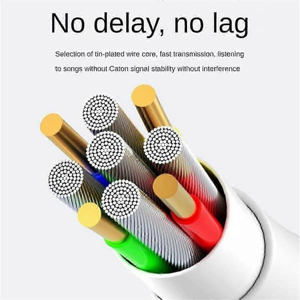 USB C till 3,5 mm Jack Aux Adapter Typ-C 3,5 Digital DAC Ljudkabel Adapter Hörlurstillbehör