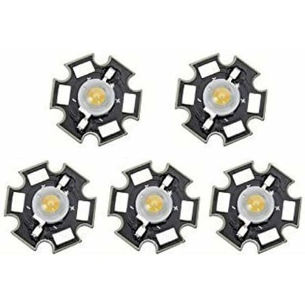 5-pack kraftfulla LED-lampor, varmvit, 3 W [Energiklass A]