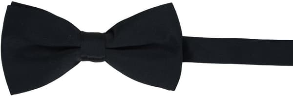 Sløyfe for menn i sateng, polyester, ferdigknyttet sløyfe, bryllup, str. One size, farge én.