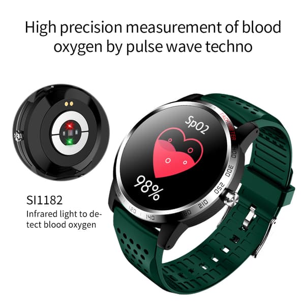 Smartwatch med blodtryks- og pulsmåler