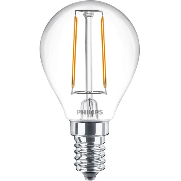 2-pak LED E14 Klode 2W (25W) Klar 250lm
