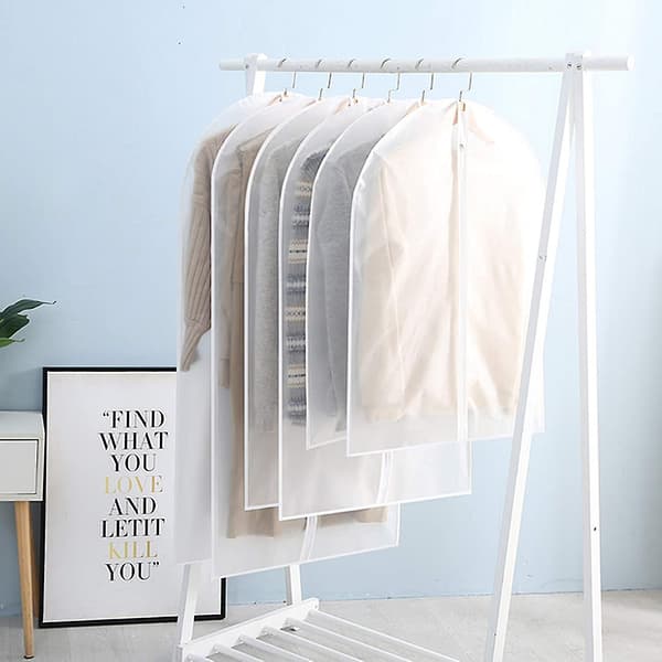 3-pack garment bag for storing clothes, suits and dresses