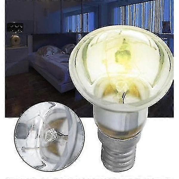 4 Edison glødepærer E14 30w, LED reflekterende spotlight lavalampe