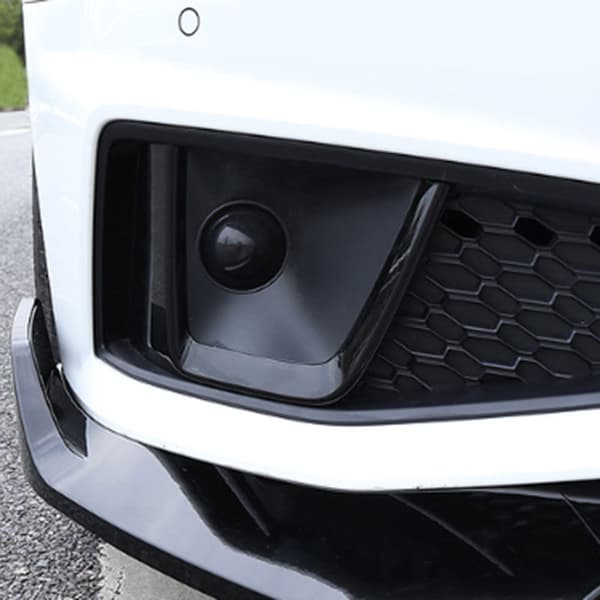 Bil ABS Blank Svart Tåkelys Ramme Trim for A4 / A4L S4 2019 Utvendig Dekor