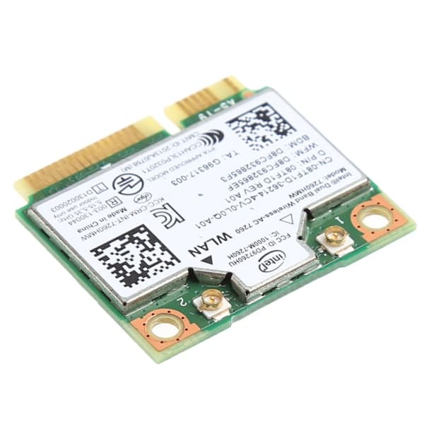 7260HMW Mini PCIe Wifi-kort PCI-Express Netværksadapter Dual Band 5G
