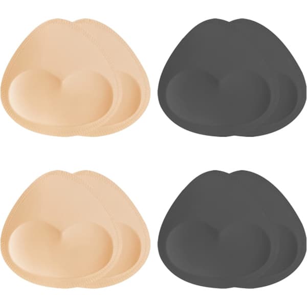 Bra Inserts 4 Pairs. Removable Sports Bra Pads E-Cup Ecup Ecup