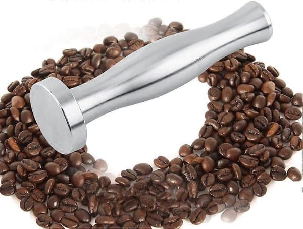 Genopfyldelig kaffekapsel i rustfrit stål med kaffepresser til kaffemaskiner