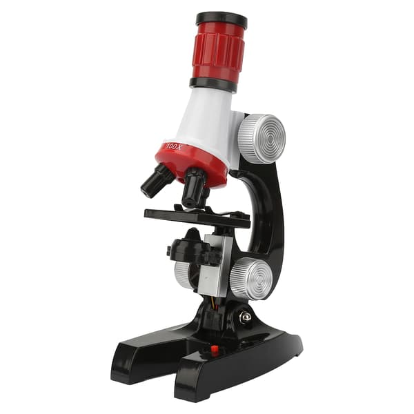 Kids Biological Microscope Kit Educational Science Beginner Microscope Toys