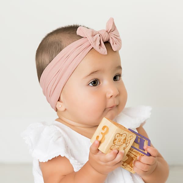 21 färger nylon stretch tryck babyhårband kreativ DIY Dec