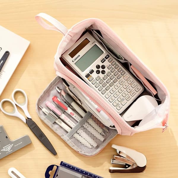 Pencil Case, Large Capacity Pencil Case, Hand Pencil Bag