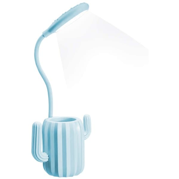 Skrivebordslampe, barn LED USB oppladbar 3 nivåer dimbar sengelampe