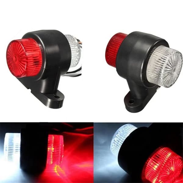 24V 12V Truck Side Marker Lights, Trailer Rear Set, 2 pcs
