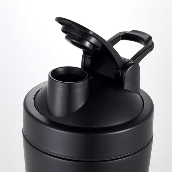 25 Ounce Rustfritt Stål Blandingsprotein Shaker Flaske, Svart KLB