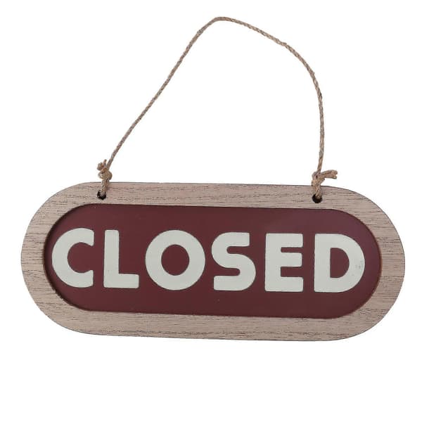 Modern Wall-Mounted Store Double-Sided Indoor Business Sign