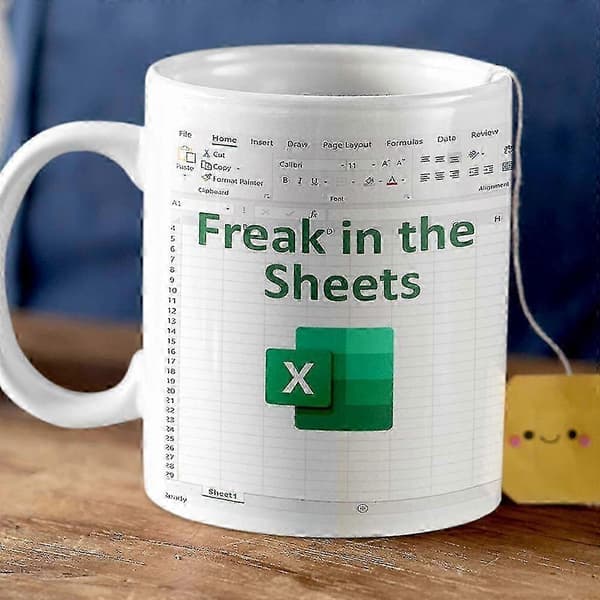 Freak In The Sheets Kaffemugg Chic-Stil Handhållen Keramik Vattenkopp för Hem Kök Kontor cup cup