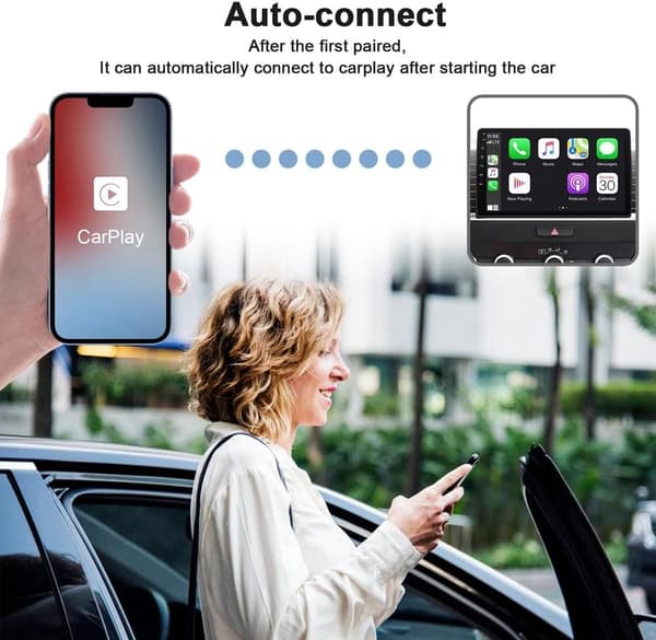 Carplay trådbunden till trådlös Smart Box Biladapter Android AI Box Carplay Dongle Plug Trådlös Biladapter