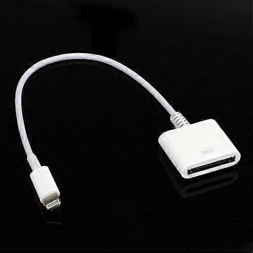 Apple Lightning til 30-pinners adapterkabel for iPhone 5/iPod Touch 5/iPod Nano 7/iPad Mini (22cm)