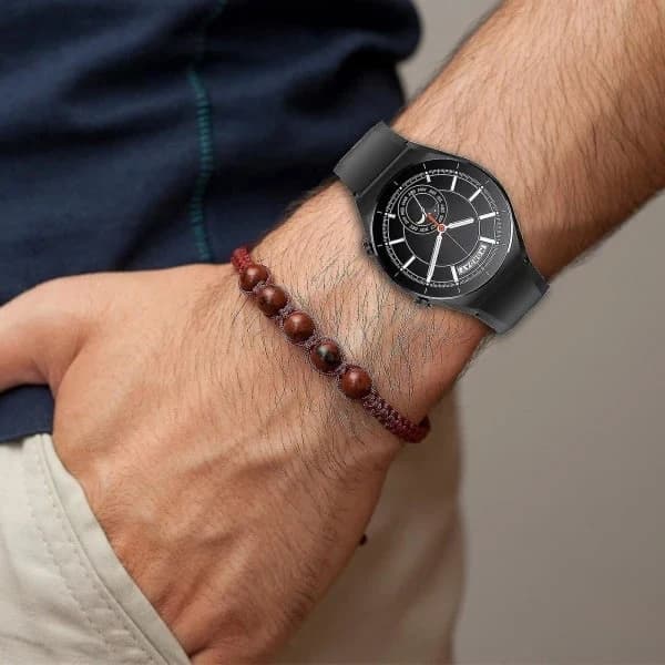 Til Xiaomi Mi Watch S1 Silikonebånd Vandtæt Åndbart Blødt Armbånd