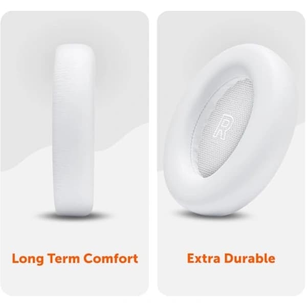 Øreputer til Bose QuietComfort Ultra 1 og 2 – Erstatningsputer Hvit Vit