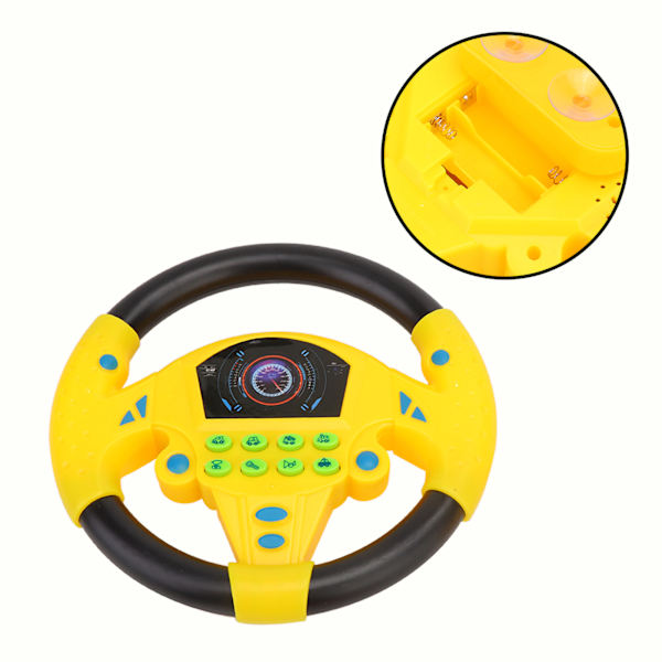 Imaginative Playmate: Rattle Toy with Interactive Sounds, Educational Gift for Toddlers to Learn Car Effects While Having Fun