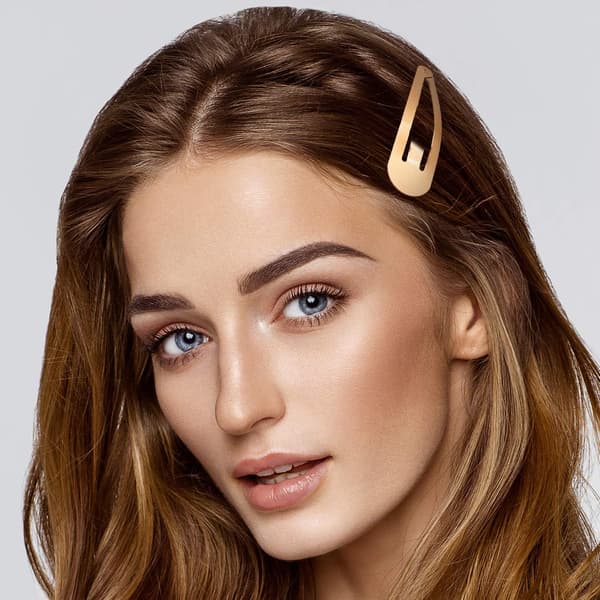 30 stk. 8 cm store hårspænder i metal, skridsikre-FA-