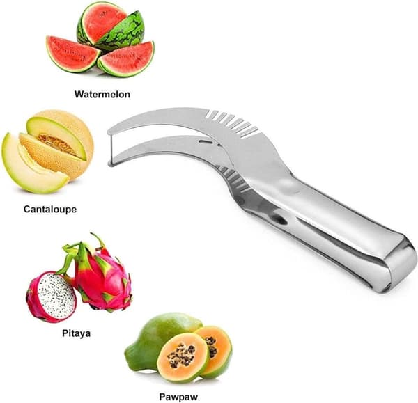 Watermelon Slicer - Watermelon Slicer Tool - Fruit Slicer Watermelon Slicer Tool - 3 Pieces - Melon and Fruit Salad Melon Slicer