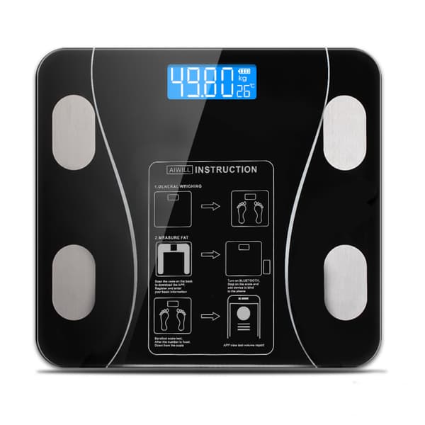Smart Bluetooth Digital Bathroom Scale with Body Composition Analysis and Mobile App