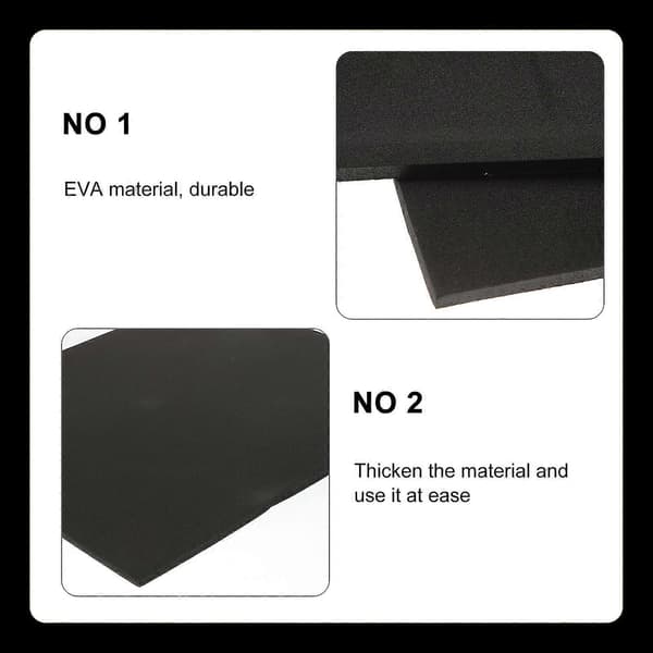 5 Pcs Fish Tank Thickening Pad Aquarium Insulation Pad Non-slip Cushion Black