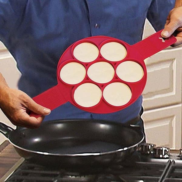 Eggring Non-Stick Silikonform for Runde Egg Muffins Pannekaker Runde
