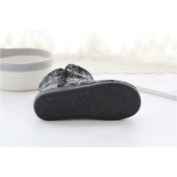 Slippers Cabin Shoe High Lined Keep Warm Comfortable Plush