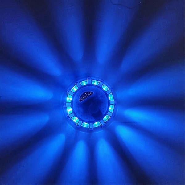 Magnetiske LED-advarselslys til bil, vejfakler, advarselslys til natten, blå Blue