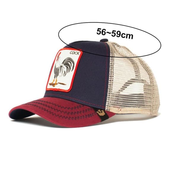 Truckerlue for menn - Mesh Baseball SnapBack Cap - The Farm