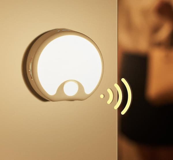 Berørings-LED-lampe, USB-genopladelig natlampe, tryklampe med stærk magnetisme