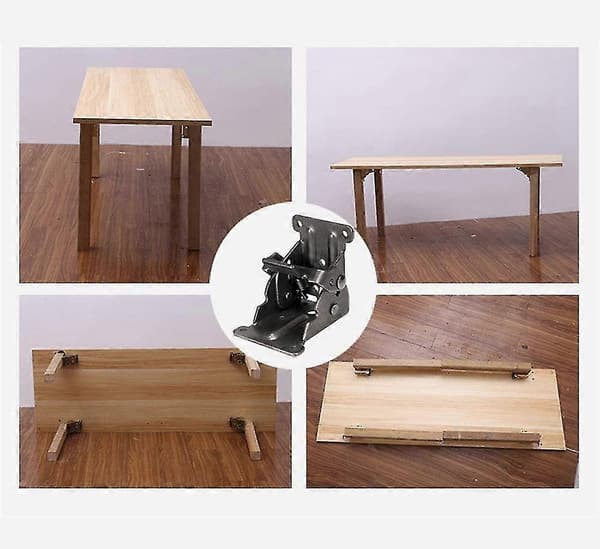 2 Stykker Klap Hardware, Klapbord Klapbeslag, Foldbart Støttebeslag