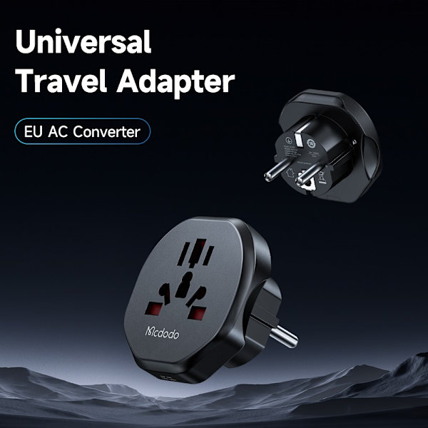 MCDODO Universal Reseadapter EU-kontakt /EU/US 93 93