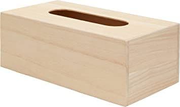Serviettholder med base, tre, beige, 19,5 x 12,5 x 8,5 cm