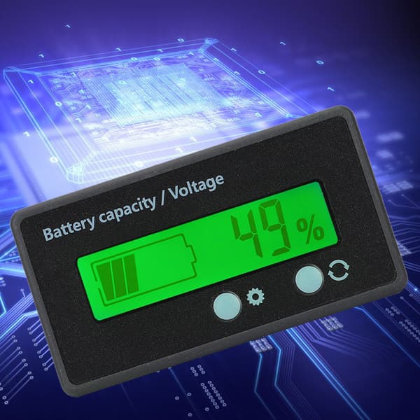 GY-6GS PCB HTN Vanntett Batterikapasitetsmåler LCD-skjerm 12-84V Grønn