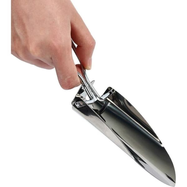 Mini foldbar skovl spade bærbar rustfrit stål håndværktøj til camping vandreture havearbejde overlevelse eventyr-