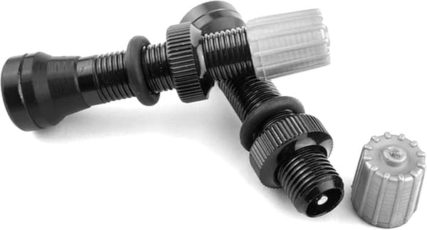 2 stk P til S konverteringsmessing sykkelventiladapter med tetning DXGHC
