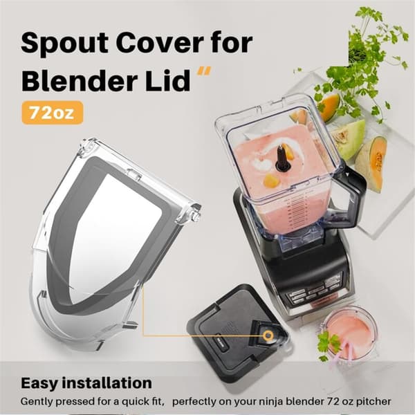 2 stk. Blenderlås-erstatning til, Blender-tudlåg, Topdele til låselåg, 72 Oz Kande BL610 BN701