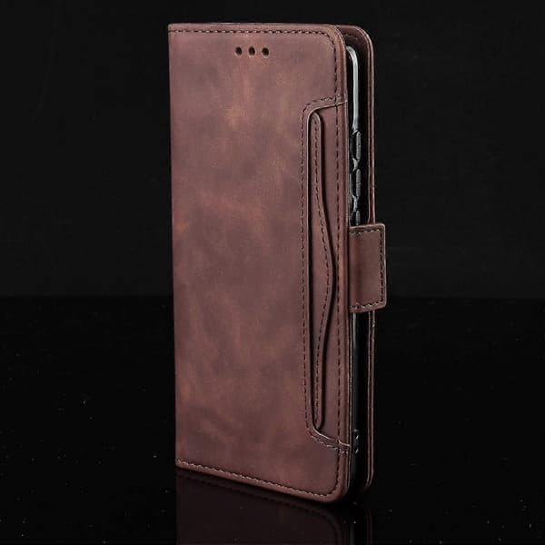 Fairphone 6 Läderfodral med Kortfack - Plånboksfodral för Fairphone 6 Brun Brown