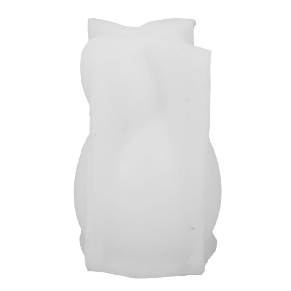Silicone Candle Mold 3D Rabbit Shape Easy Release Reusable Candle Making Mold for DIY Candles Soap Easter